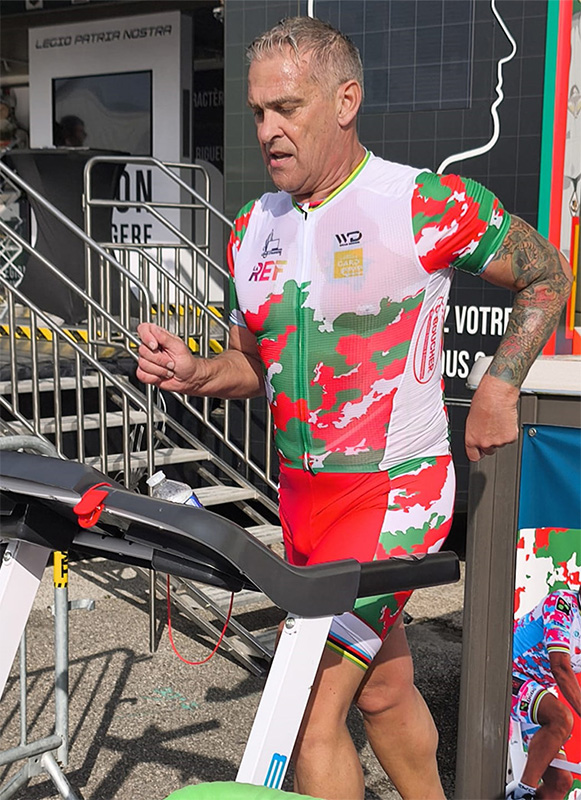 Pascal en course à pied